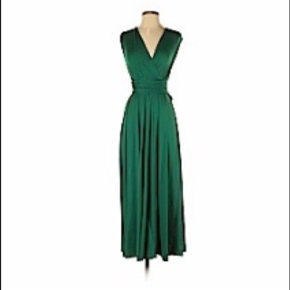 Beautiful emerald green dress